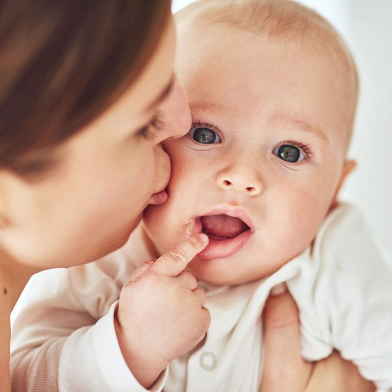 Milk-n-Mamas-Baby mom kissing baby